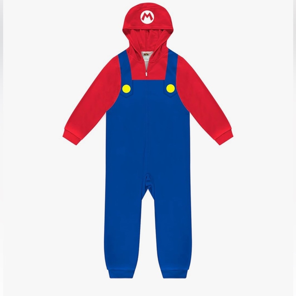 Nintendo Super Mario Red and Blue Outfit